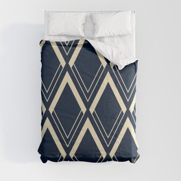 Art deco seamless pattern. Abstract geometric print Comforter