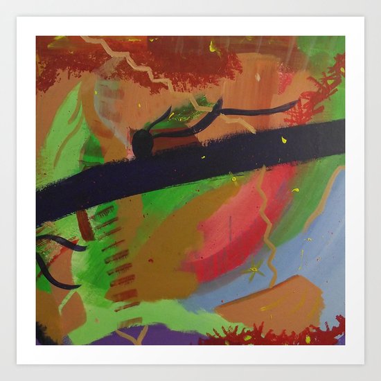 Pain Art Print