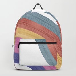 Double Retro Rainbow  Backpack