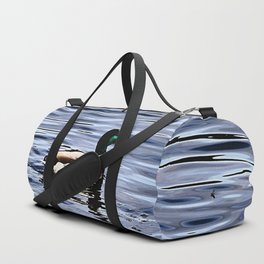Loch an Eilein Duck in I Art and Afterglow Duffle Bag