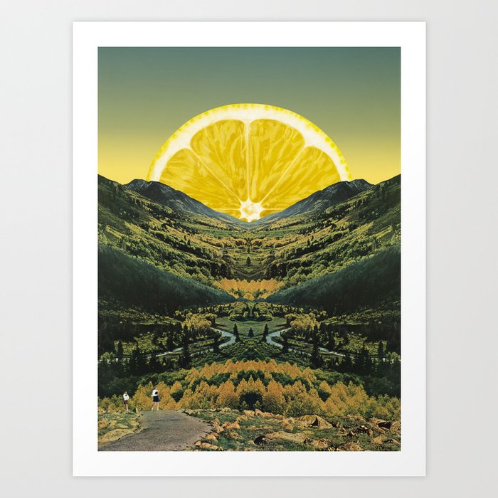 Lemon Zest Art Print