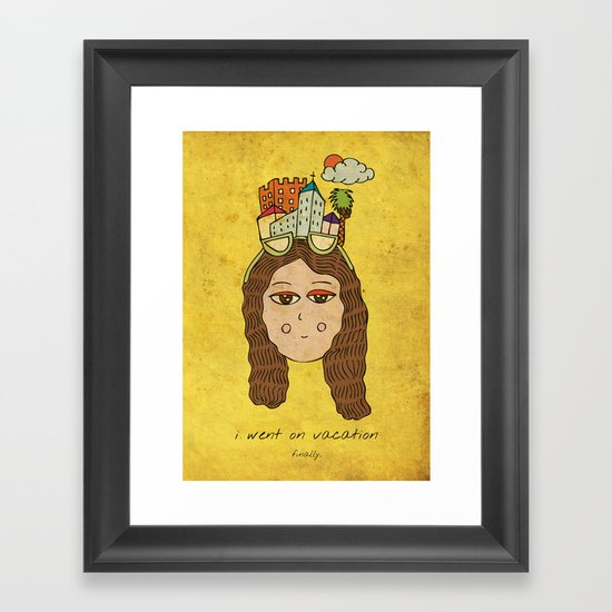 Finally Framed Art Print