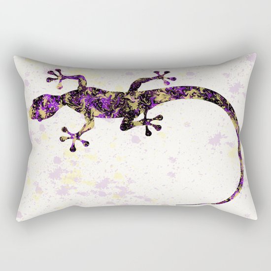 Abstract Lizard Rectangular Pillow
