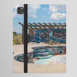 Graffiti Pool in the Desert iPad Folio Case