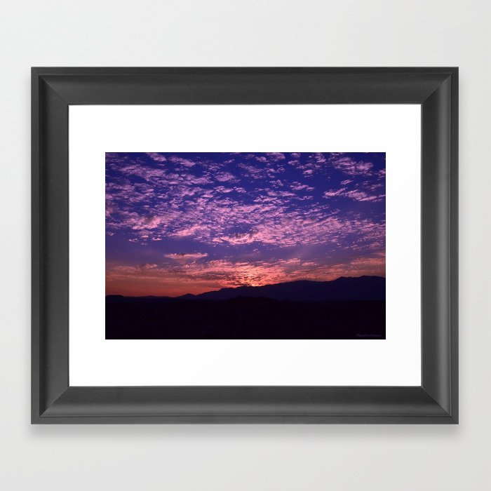 SW Mountain Sunrise - II Framed Art Print