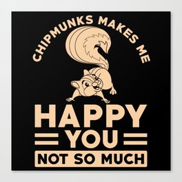 Chipmunk Canvas Print