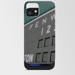 Fenwall -- Boston Fenway Park Wall, Green Monster, Red Sox iPhone Card Case