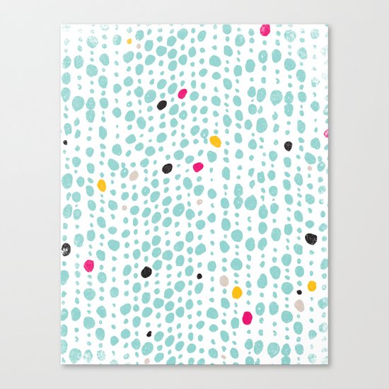 DOTS & LOOPS Canvas Print