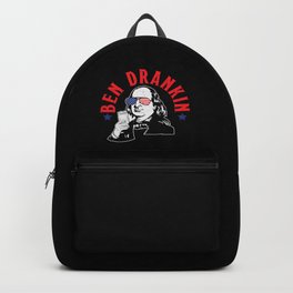 Ben Drankin Funny Independence Day Backpack