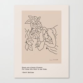 Matisse Quote Canvas Print