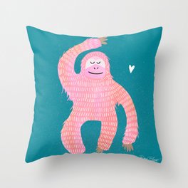 Monkey Henriette Throw Pillow