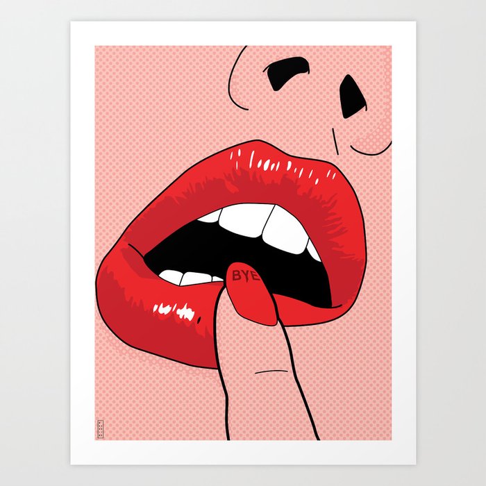 Over it Art Print