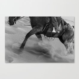 Sand and Spurs Canvas Print