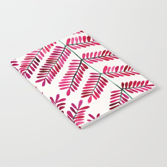Pink Leaflets Notebook