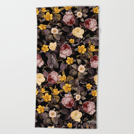 NIGHT FOREST XVI Beach Towel