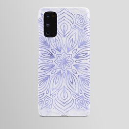 Very Peri 2022 Color Of The Year Violet Periwinkle Mandala Marble Android Case