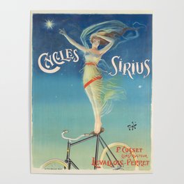 Cycles Sirius Vintage Bicycle Advertisement Poster