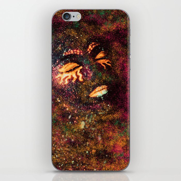 Face Buried in Canvas iPhone Skin
