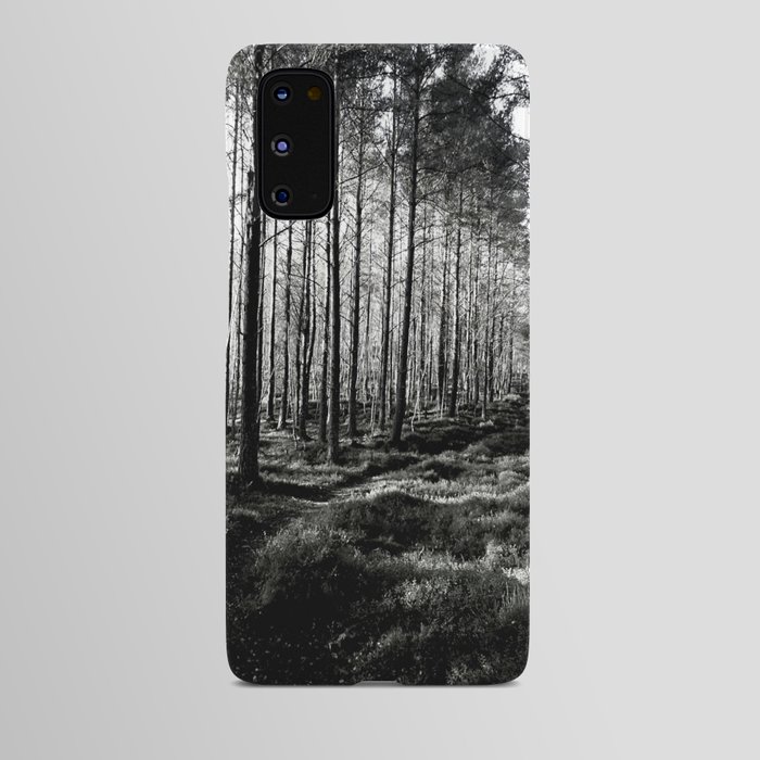 Forest in Black and White  Android Case
