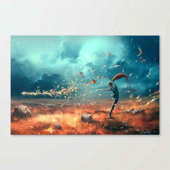 SAGITTARIUS form the Dancing Zodiac Canvas Print