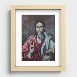 The Procrastinator (after El Greco) Recessed Framed Print