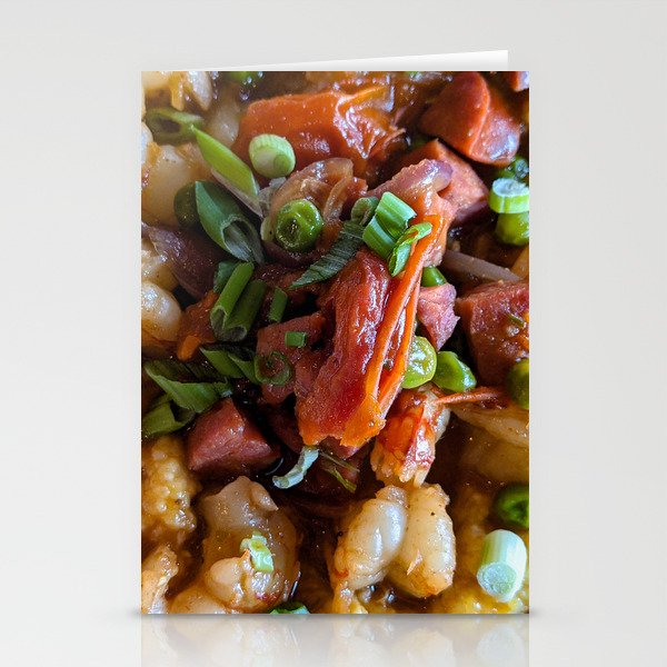 Shrimp and Grits Stationery Cards