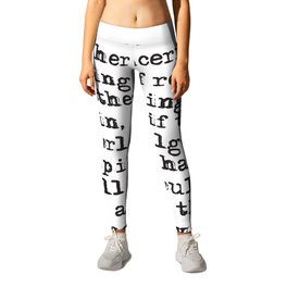 I fell in love with her courage - F Scott Fitzgerald Leggings | Inspirationalquote, Selfrespect, Feminist, Millennial, Iloveyou, Modern, Romantic, Quote, Literature, Romance 