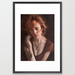 Necklace Framed Art Print