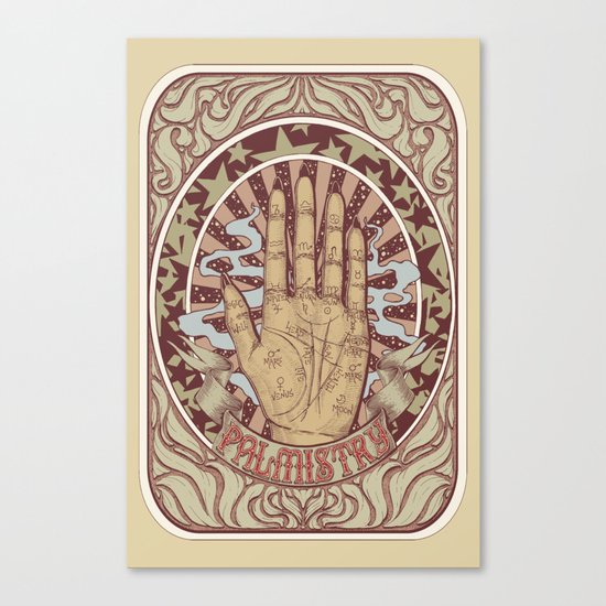 Palmistry Canvas Print