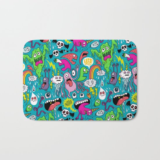 Monster Party Bath Mat