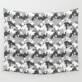 Grey camo pattern  Wall Tapestry