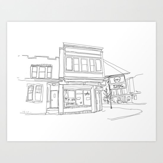 Corner Store Art Print