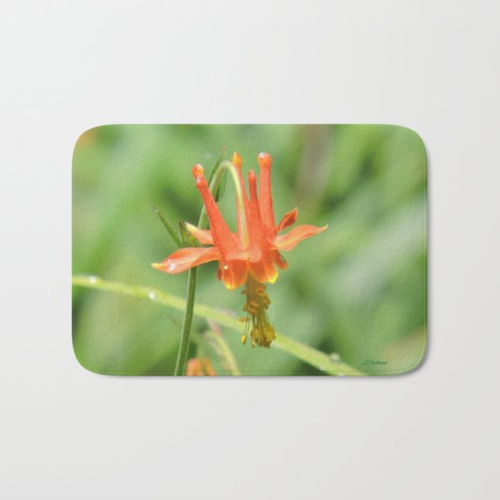 Columbine in the Breeze Bath Mat