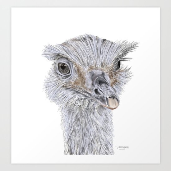 Face to face Art Print