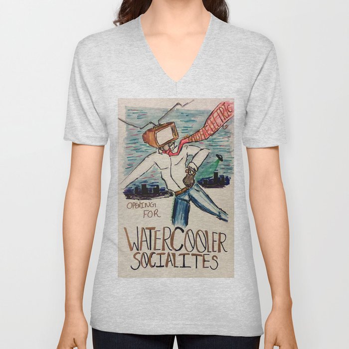 The WaterCooler Socialites V Neck T Shirt