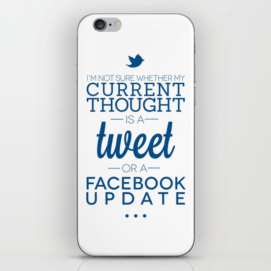 Social Media iPhone & iPod Skin