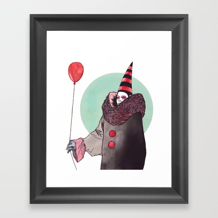 The Balloon Man Framed Art Print