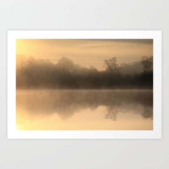 Misty Tranquility Art Print