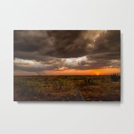 West Texas Sunset - Colorful Landscape After Storms Metal Print | Texas, Picture, Photo, Desert, West, Rain, Digital, Southwest, Curated, Nature 