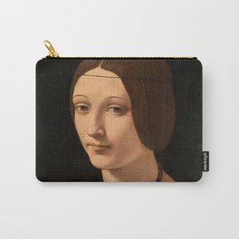 Giovanni Antonio Boltraffio "Portrait of a Lady as Saint Lucy" Carry-All Pouch