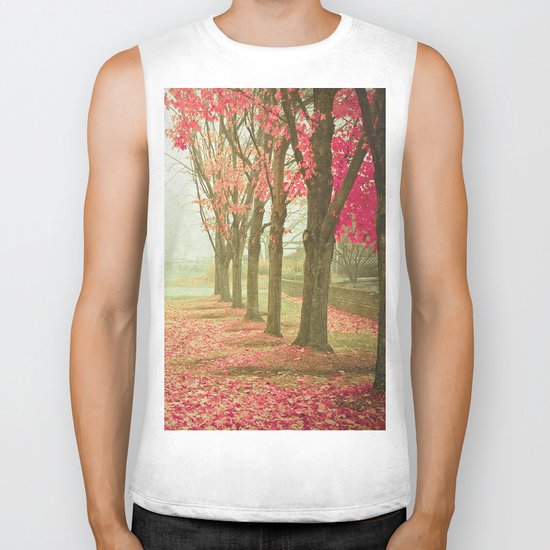Scarlet Autumn Biker Tank