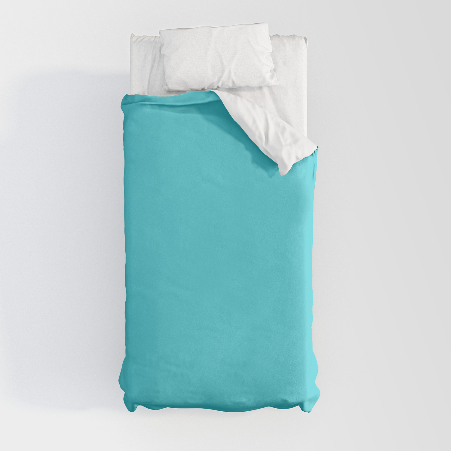 Solid Color Robins Egg Blue Duvet Cover By Shabbyhappydesigns Society6