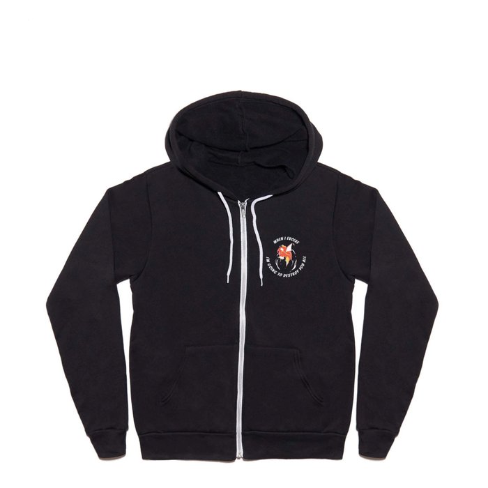 Magikarp Full Zip Hoodie by ArtDiggs Society6