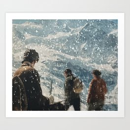 Painting the Slopes Art Print