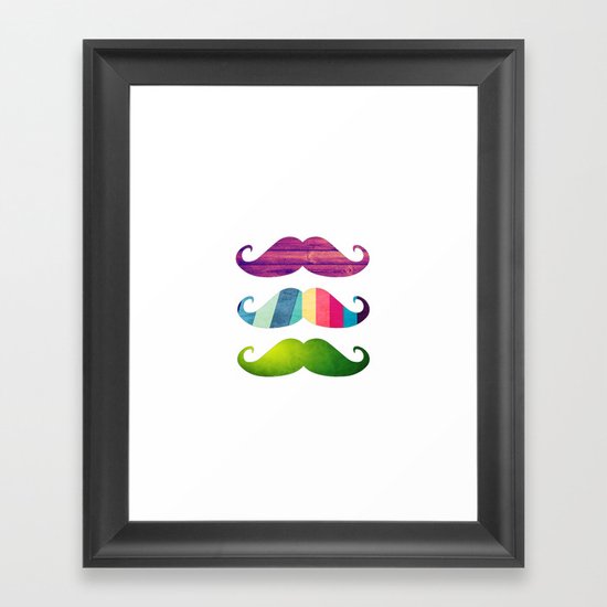 Mustachio special for iPhone Framed Art Print