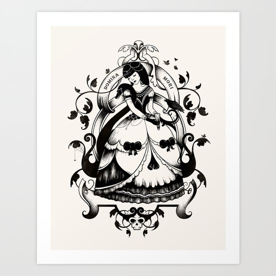 Mrs. Death II Art Print