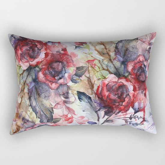Bloodflowers Rectangular Pillow