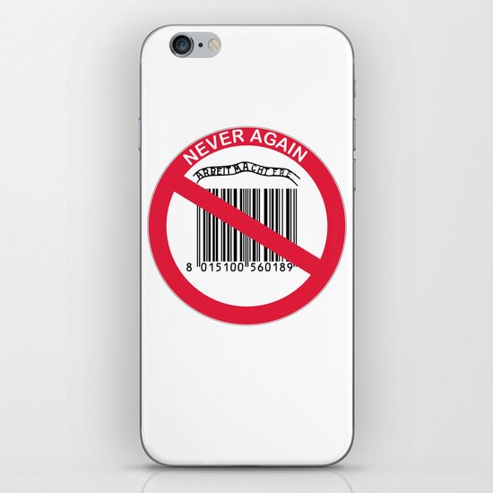 Olocausto Never Again iPhone & iPod Skin
