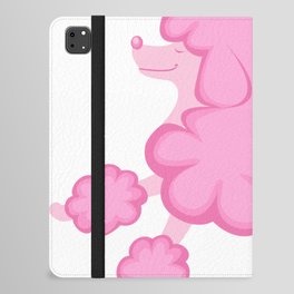 Pink Poodle iPad Folio Case