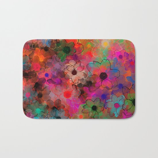 Flower carpet(34). Bath Mat